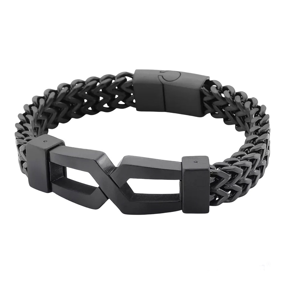 12mm Luxury Stainless Steel Bangle Bracelet - Picture 2 of 12